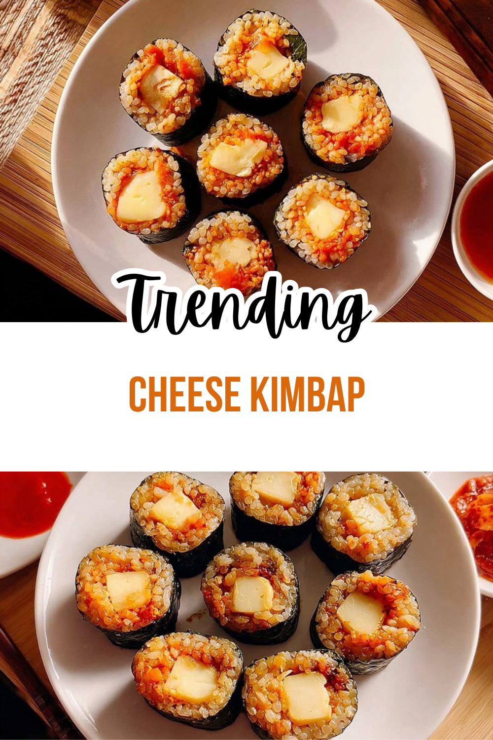 Cheese Kimchi Kimbap Easy Simple Recipe 7 Cheese Kimbap