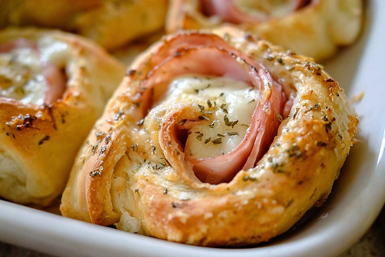 Chicken Cordon Bleu Crescent Rolls
