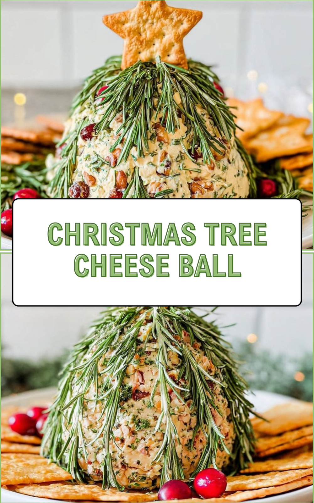 Christmas Tree Cheese Ball