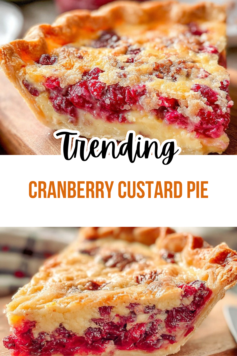 Cranberry Custard Pie Recipe 7 Cranberry Custard Pie