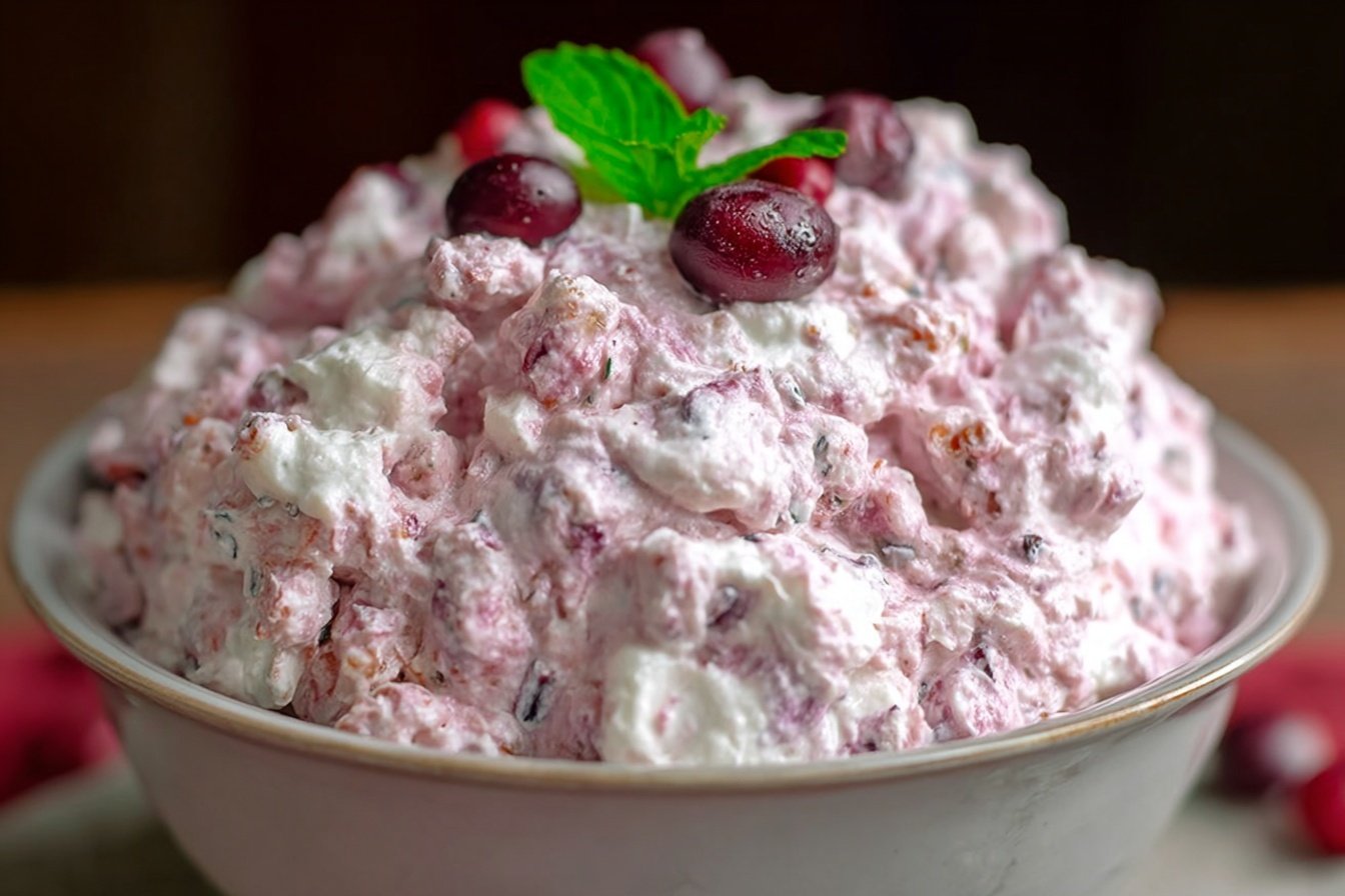 Cranberry Fluff Salad Recipe Easy Holiday Favorite 6 Cranberry Fluff Recipe