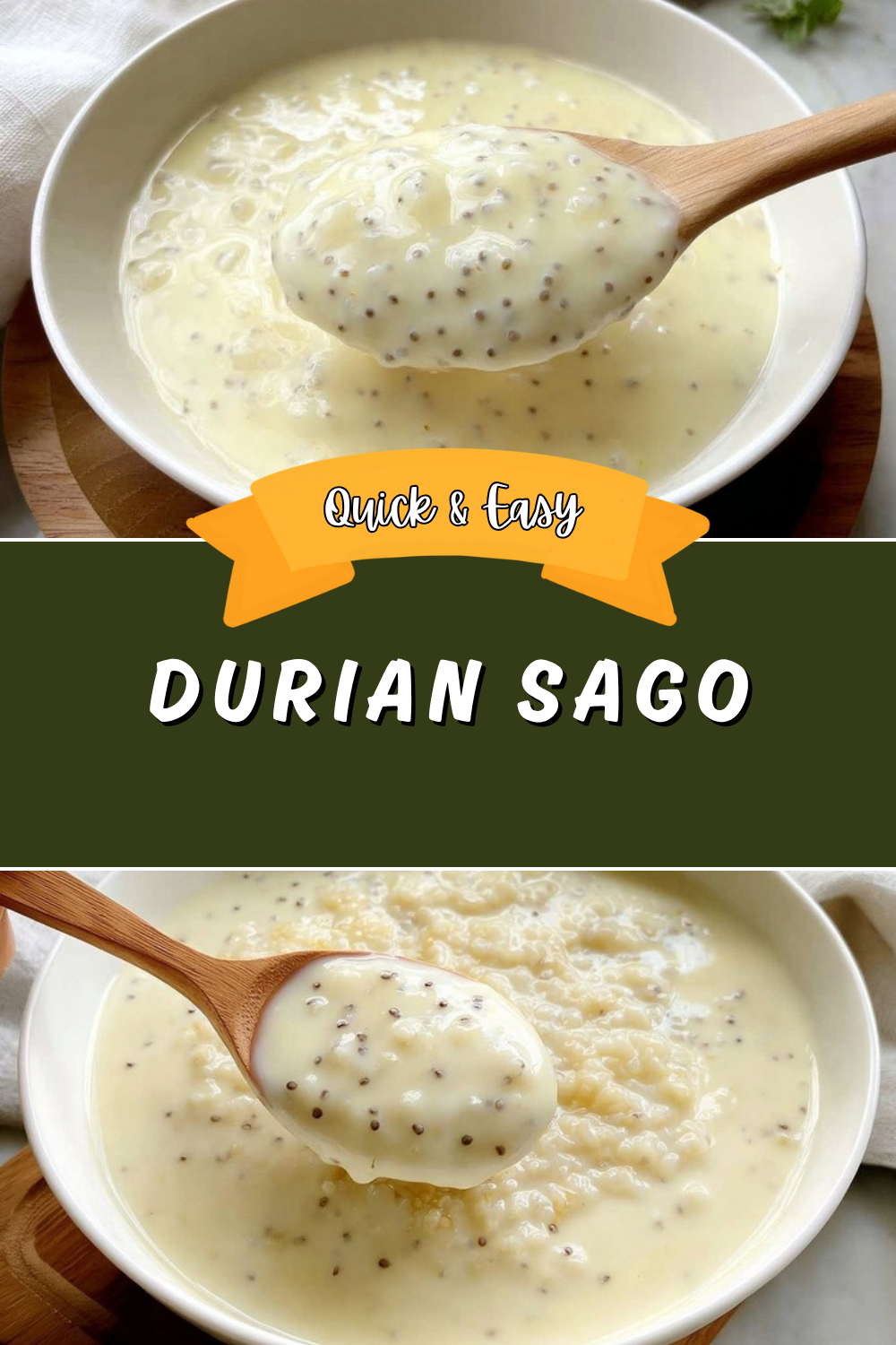 Durian Sago Recipe Creamy Tropical Dessert Delight 7 Durian Sago