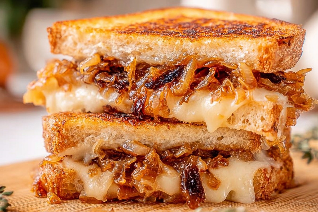 French Onion Grilled Cheese Recipe 6 French Onion Grilled Cheese