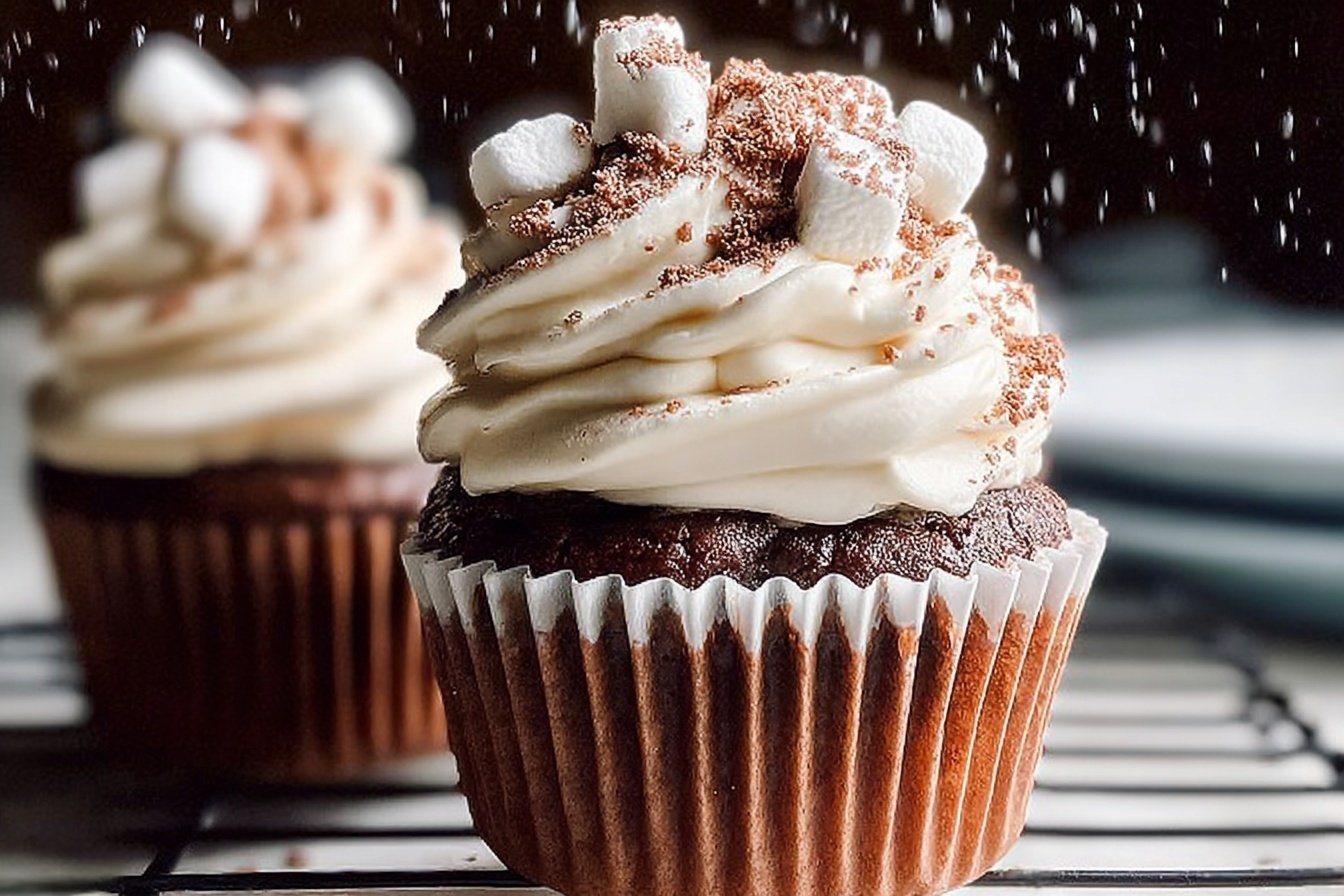 Hot Chocolate Cupcakes