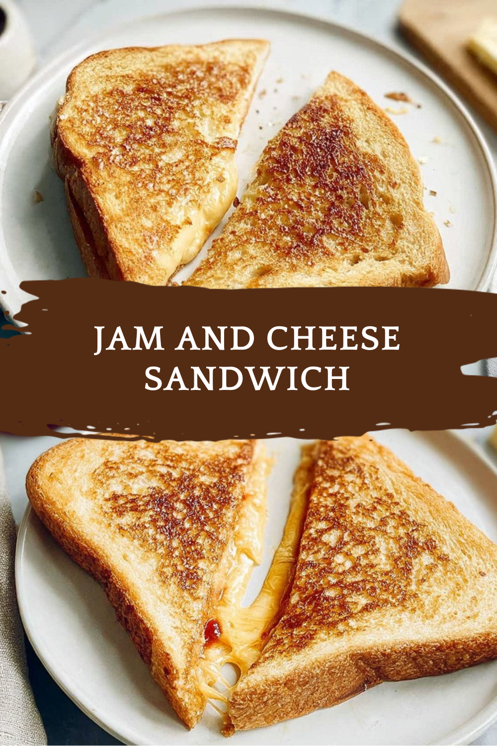 Jam And Cheese Sandwich