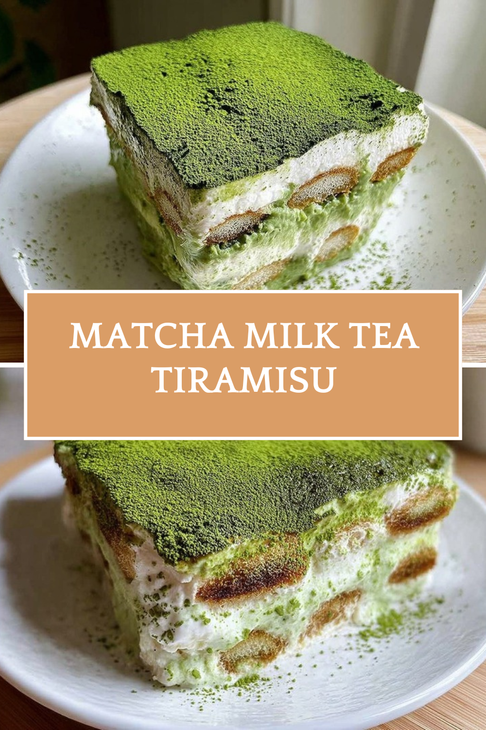 Matcha Milk Tea Tiramisu No Eggs No Alcohol 7 Matcha Milk Tea Tiramisu
