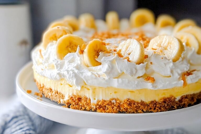 No Bake Banana Cream Pudding Cheesecake 54.Png