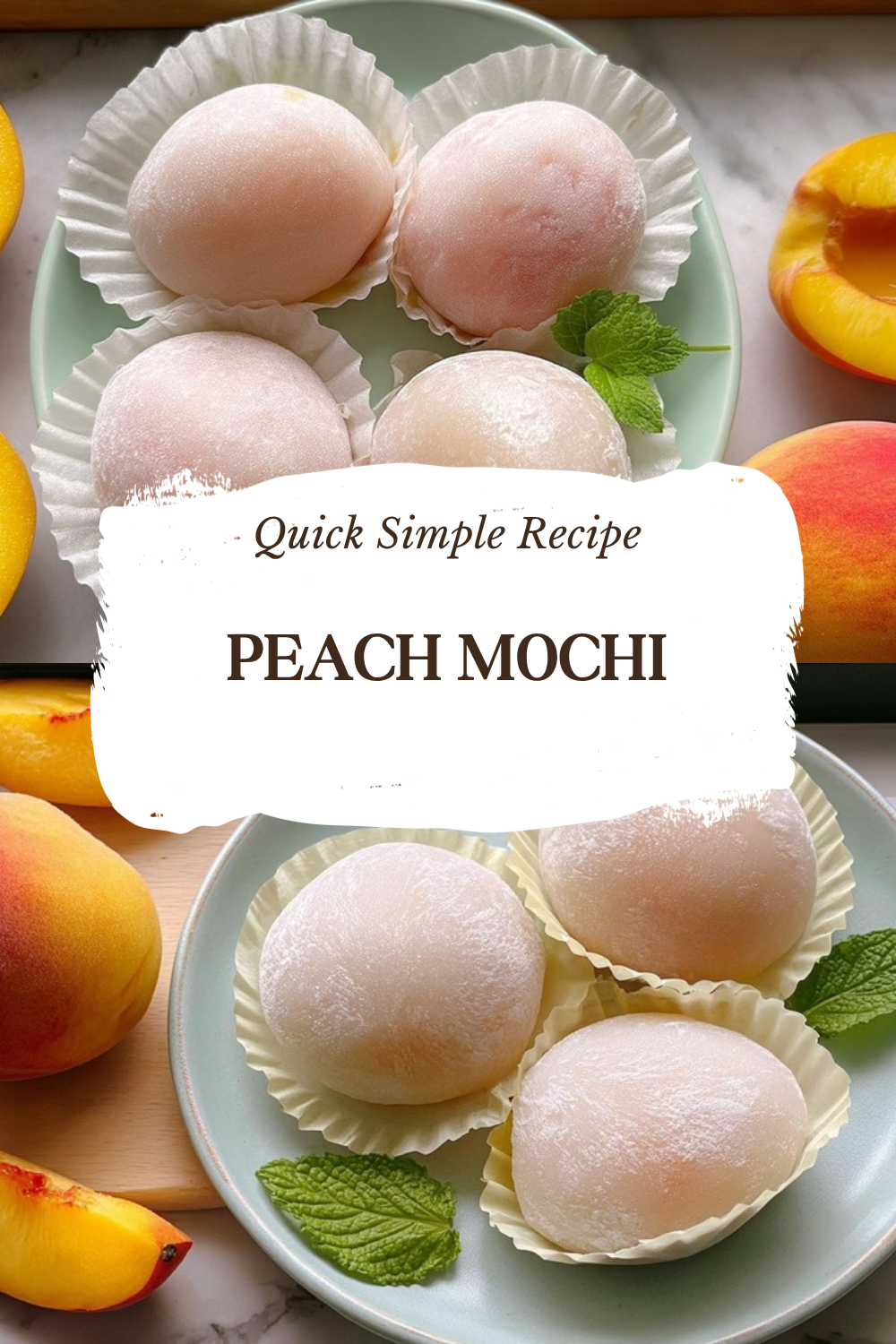 Peach Mochi