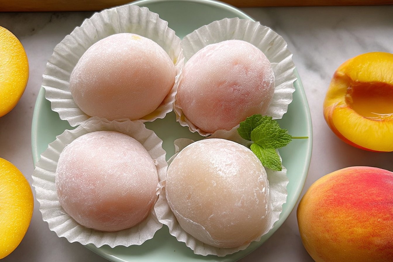 Peach Mochi