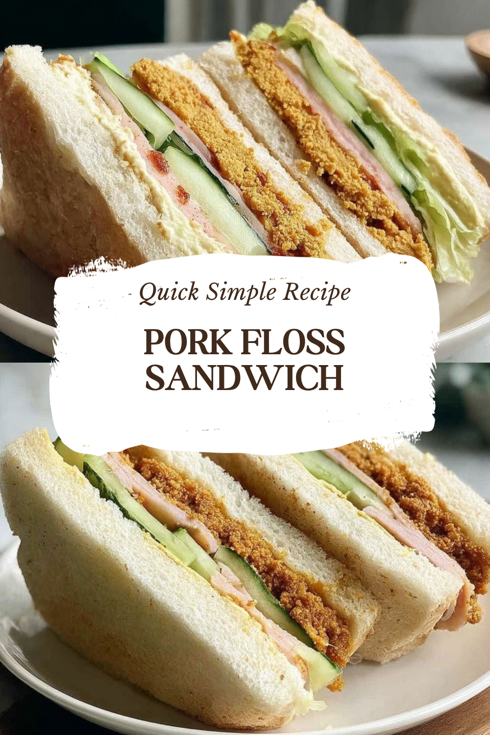 Pork Floss Breakfast Sandwich Quick Easy Recipe 7 Pork Floss Sandwich