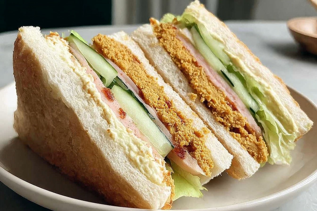 Pork Floss Breakfast Sandwich Quick Easy Recipe 6 Pork Floss Sandwich