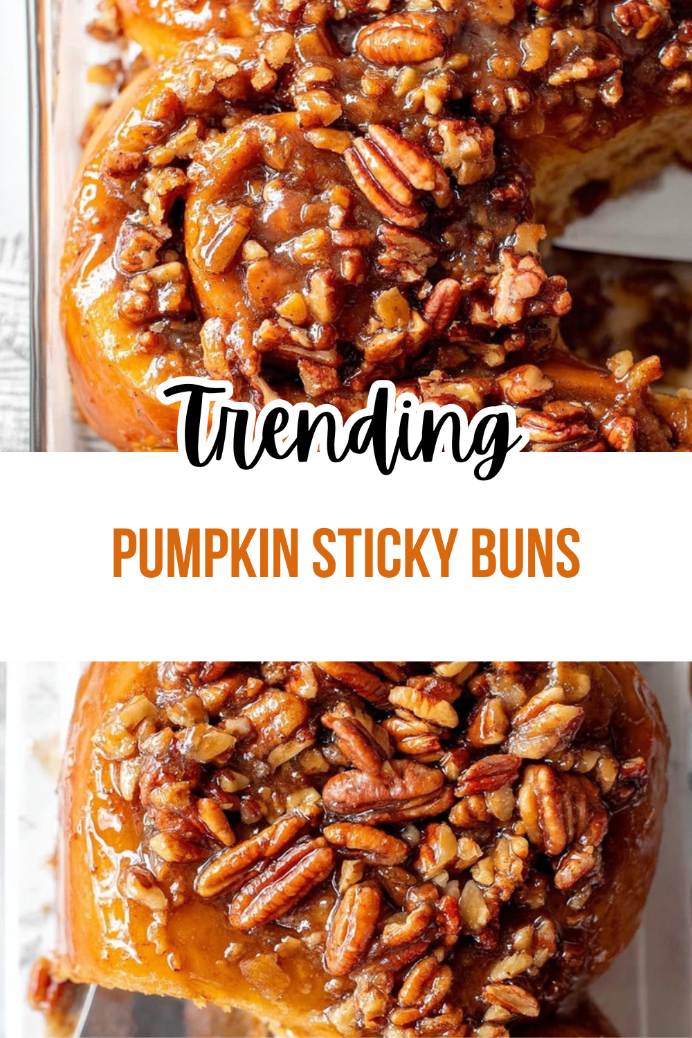 Pumpkin Sticky Buns With Caramel Glaze And Pecans 7 Pumpkin Sticky Buns