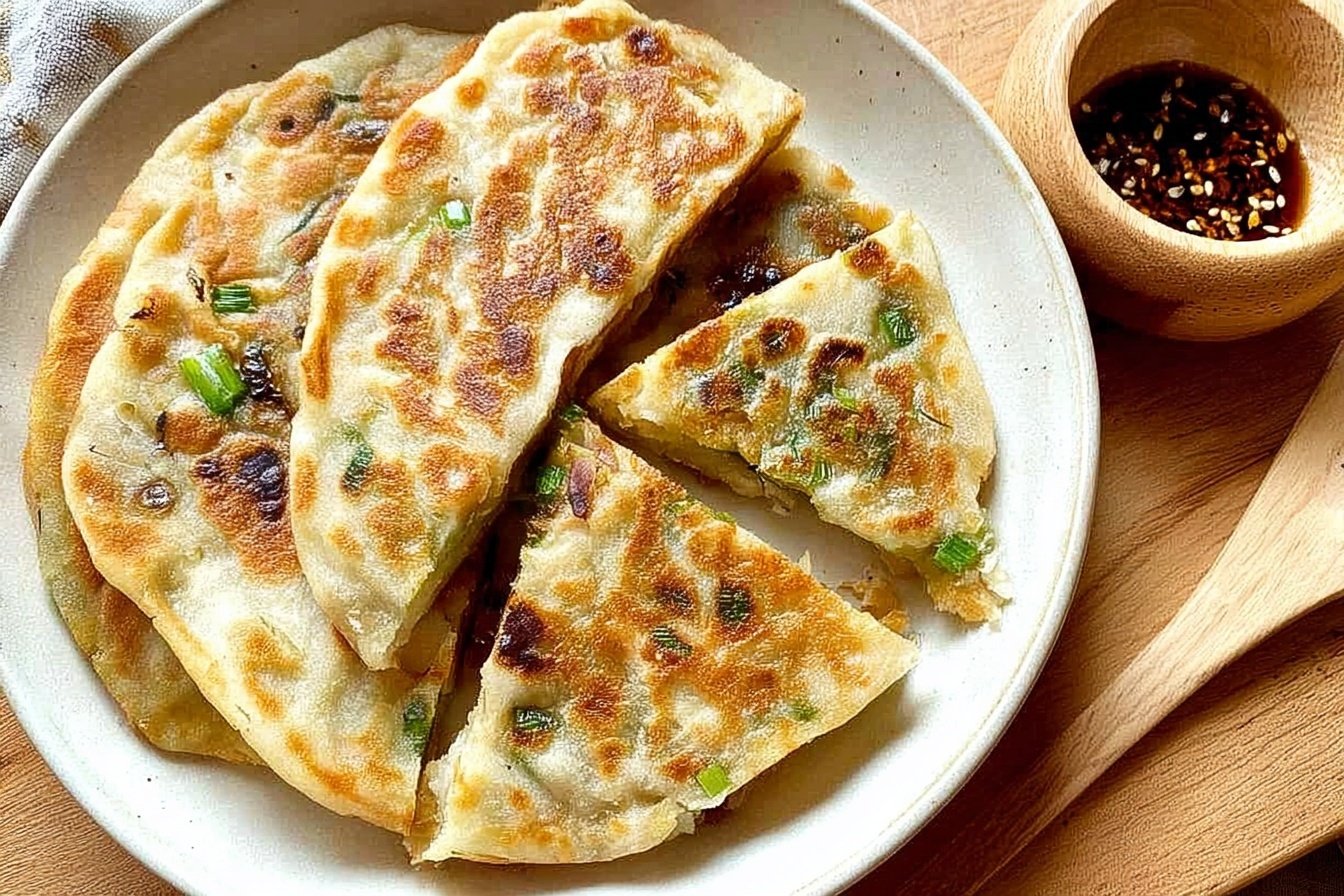 Chinese Scallion Pancakes Recipe 6 Sichuan Scallion Pancakes