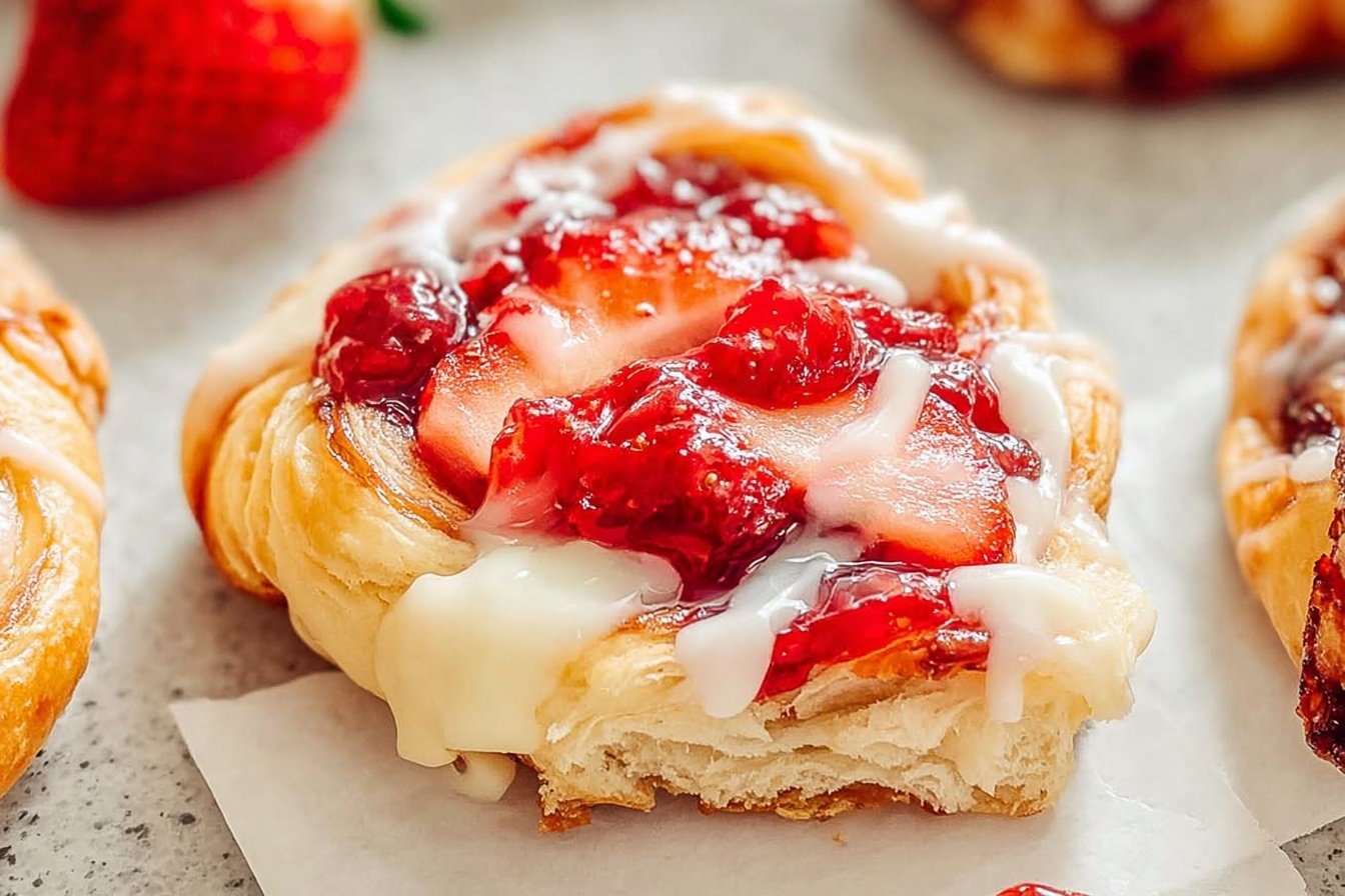 Cream Cheese Strawberry Danish Recipe 6 Strawberry Danish Recipe