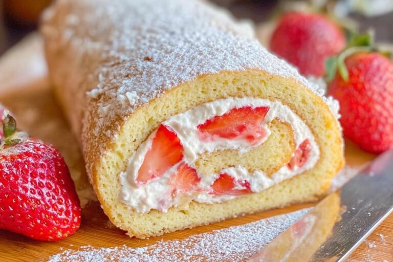 Strawberry Shortcake Roulade Recipe 50.Png
