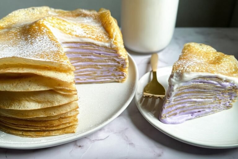 Taro Mille Crepe Cake 6.Png