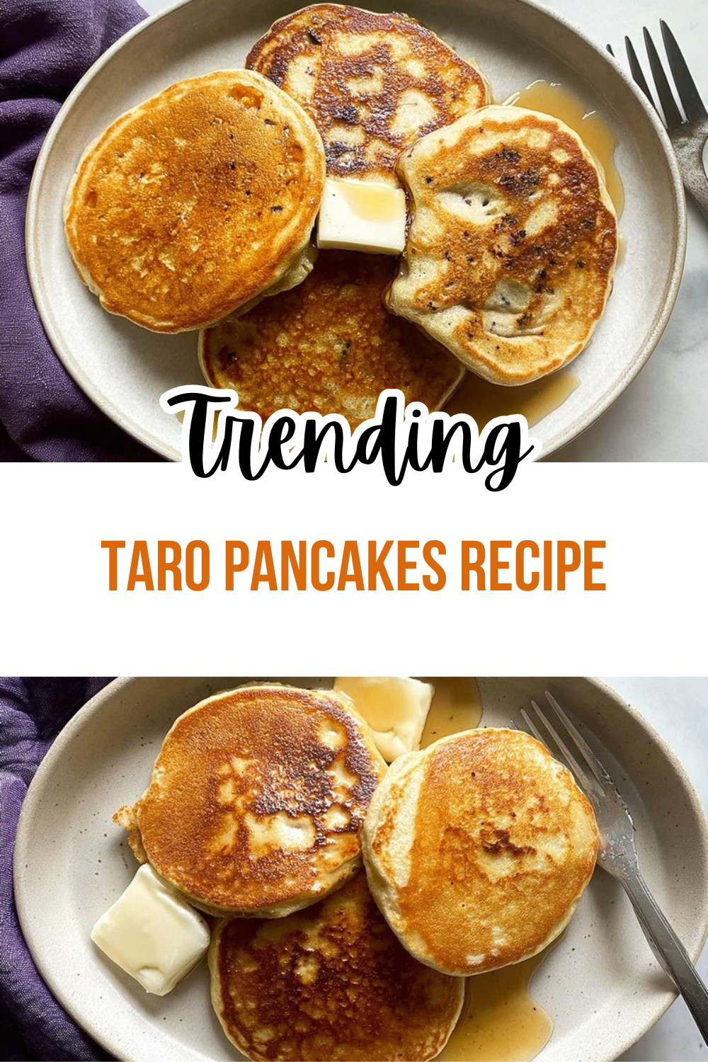 Taro Pancakes Recipe