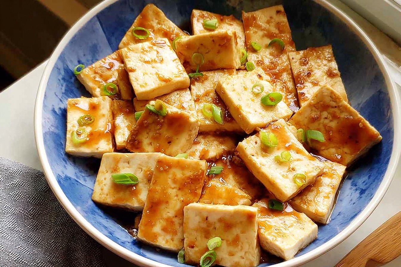 Tofu With Oyster Sauce