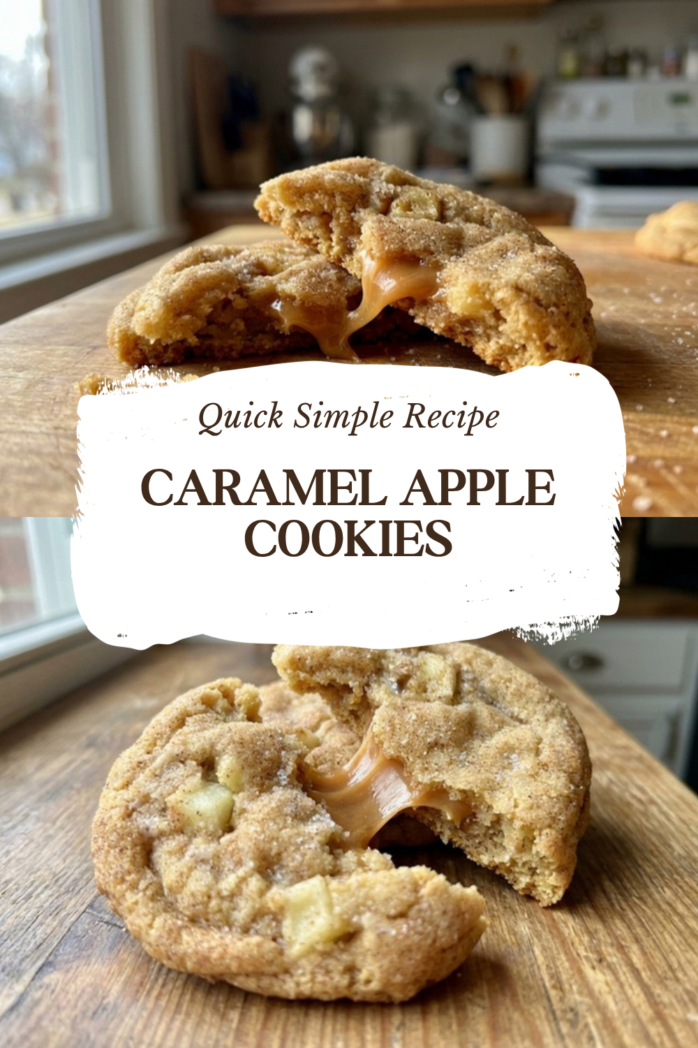 Caramel Apple Cookies