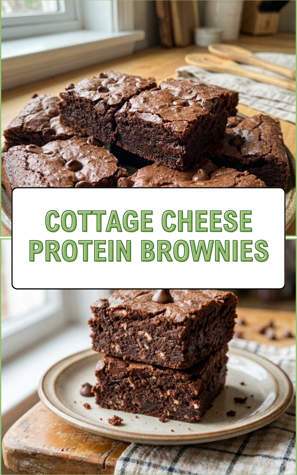 Cottage Cheese Brownie Recipe High Protein Fudgy Treats 7 Cottage Cheese Protein Brownies