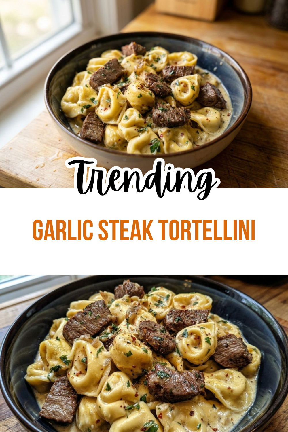 Easy Garlic Parmesan Steak Tortellini Recipe 7 Garlic Steak Tortellini
