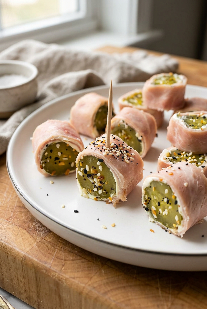 Ham Pickle Roll Ups