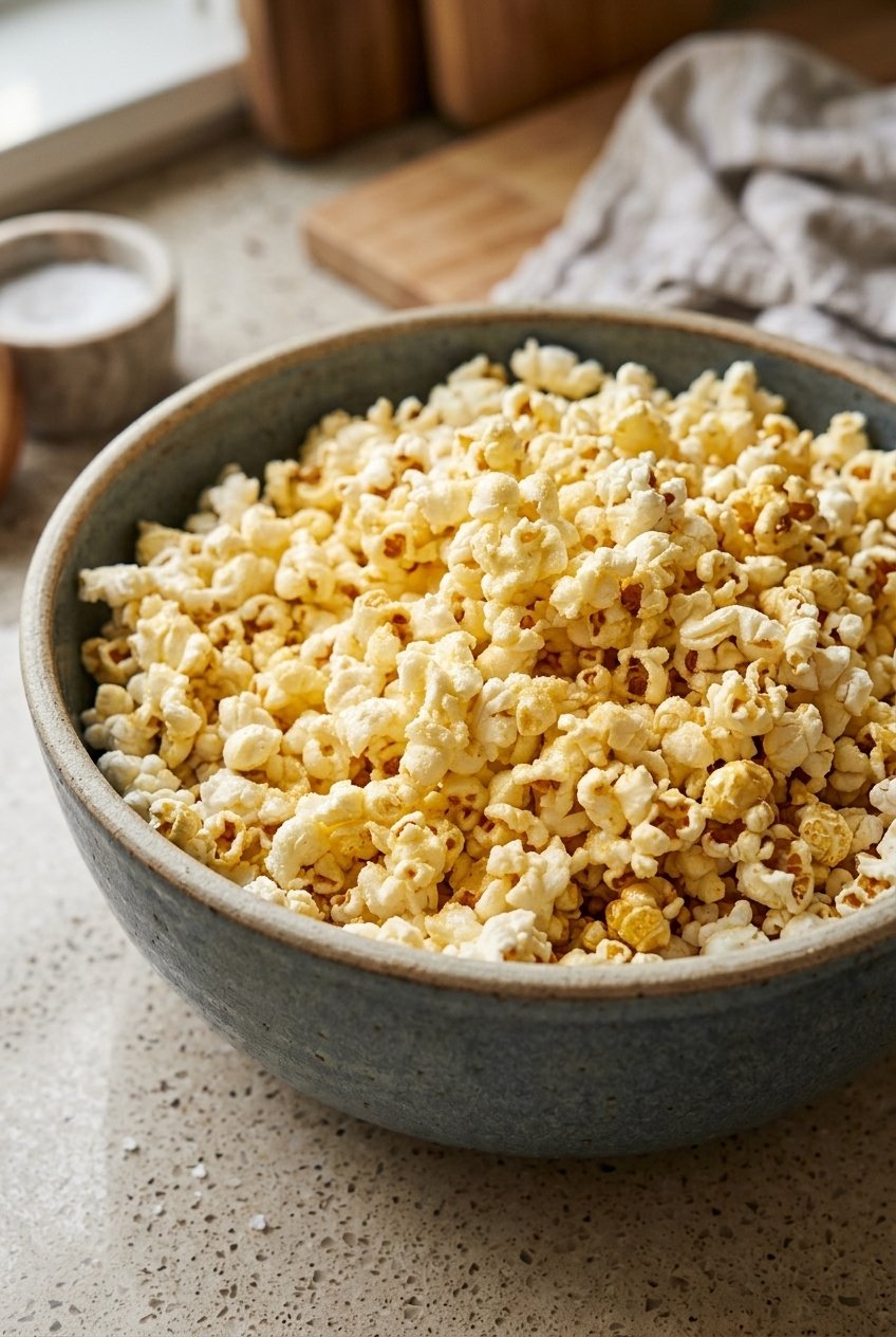 Homemade Movie Popcorn Recipe Stays Crisp Buttery 6 Movie Style Popcorn