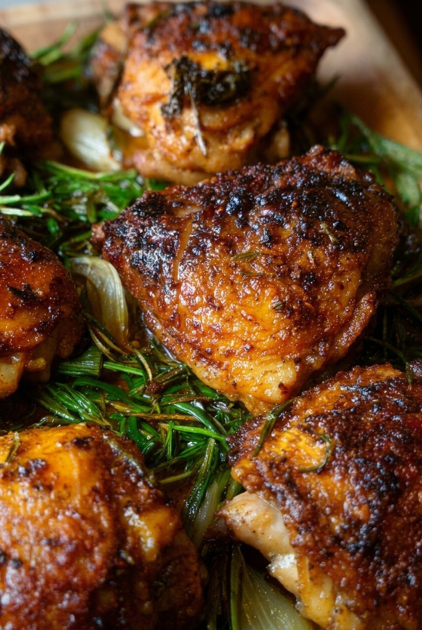 Oven Baked Chicken Thighs