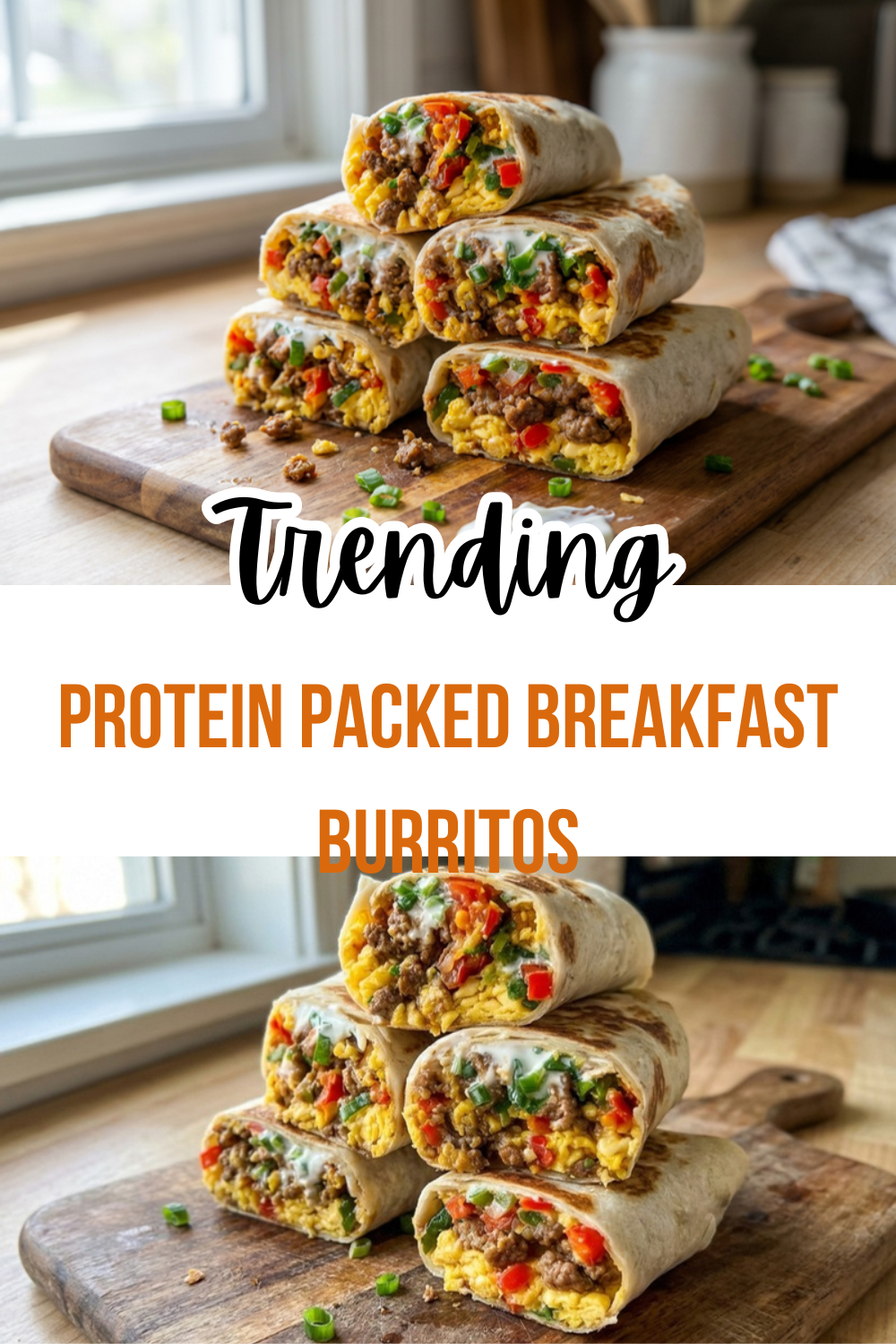 Protein Packed Breakfast Burritos
