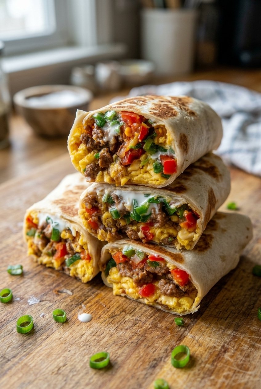 Protein Packed Breakfast Burritos
