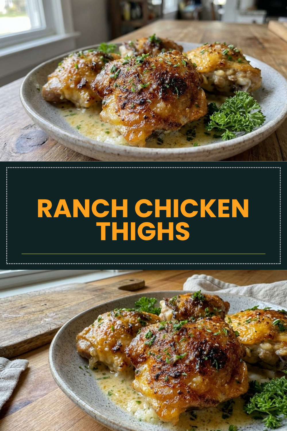 Baked Ranch Chicken Thighs Recipe 7 Ranch Chicken Thighs