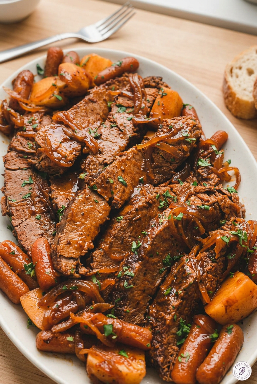 Slow Cooker Beef Brisket With Bbq Sauce 6 Slow Cooker Beef Brisket
