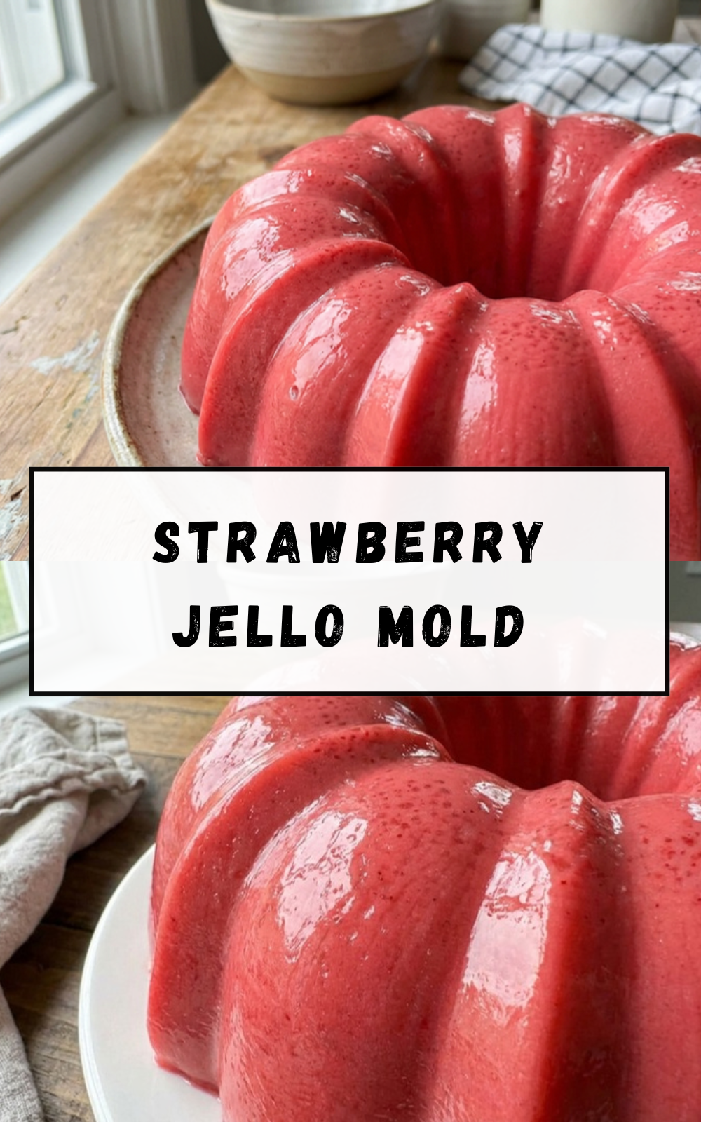 Strawberry Jello Mold