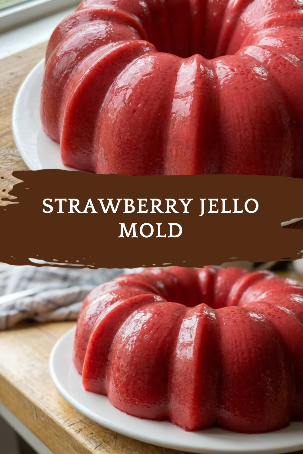 Strawberry Jello Mold