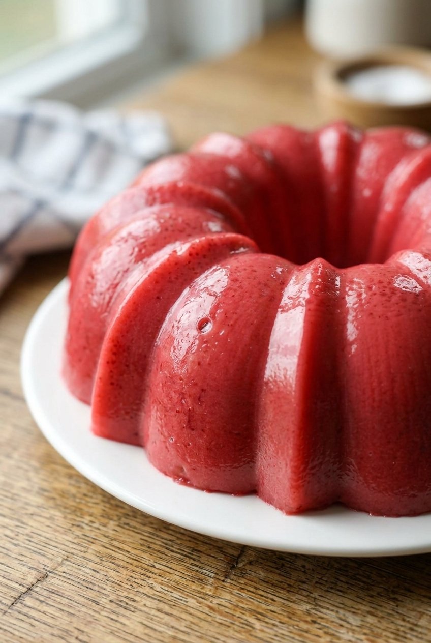 Strawberry Jello Mold