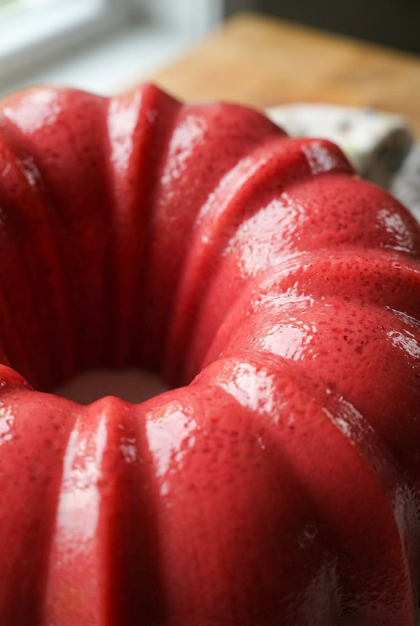 Strawberry Jello Mold